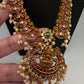 Goddess Lakhsmi Kempu Long Mango Mala Necklace