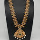 CZ Green Peacock Long Mango Mala Necklace