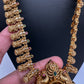 Matte Goddess Lakshmi Traditional Long Necklace