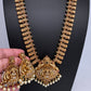 Matte Goddess Lakshmi Traditional Long Necklace