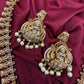 Matte Goddess Lakshmi Traditional Long Necklace