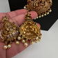Matte Goddess Lakshmi Traditional Long Necklace