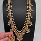 Matte CZ Guttapusalu Traditional Long Necklace