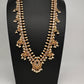 Matte CZ Guttapusalu Traditional Long Necklace