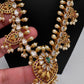 Matte CZ Guttapusalu Traditional Long Necklace