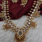 Matte CZ Guttapusalu Traditional Long Necklace