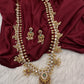 Matte CZ Guttapusalu Traditional Long Necklace
