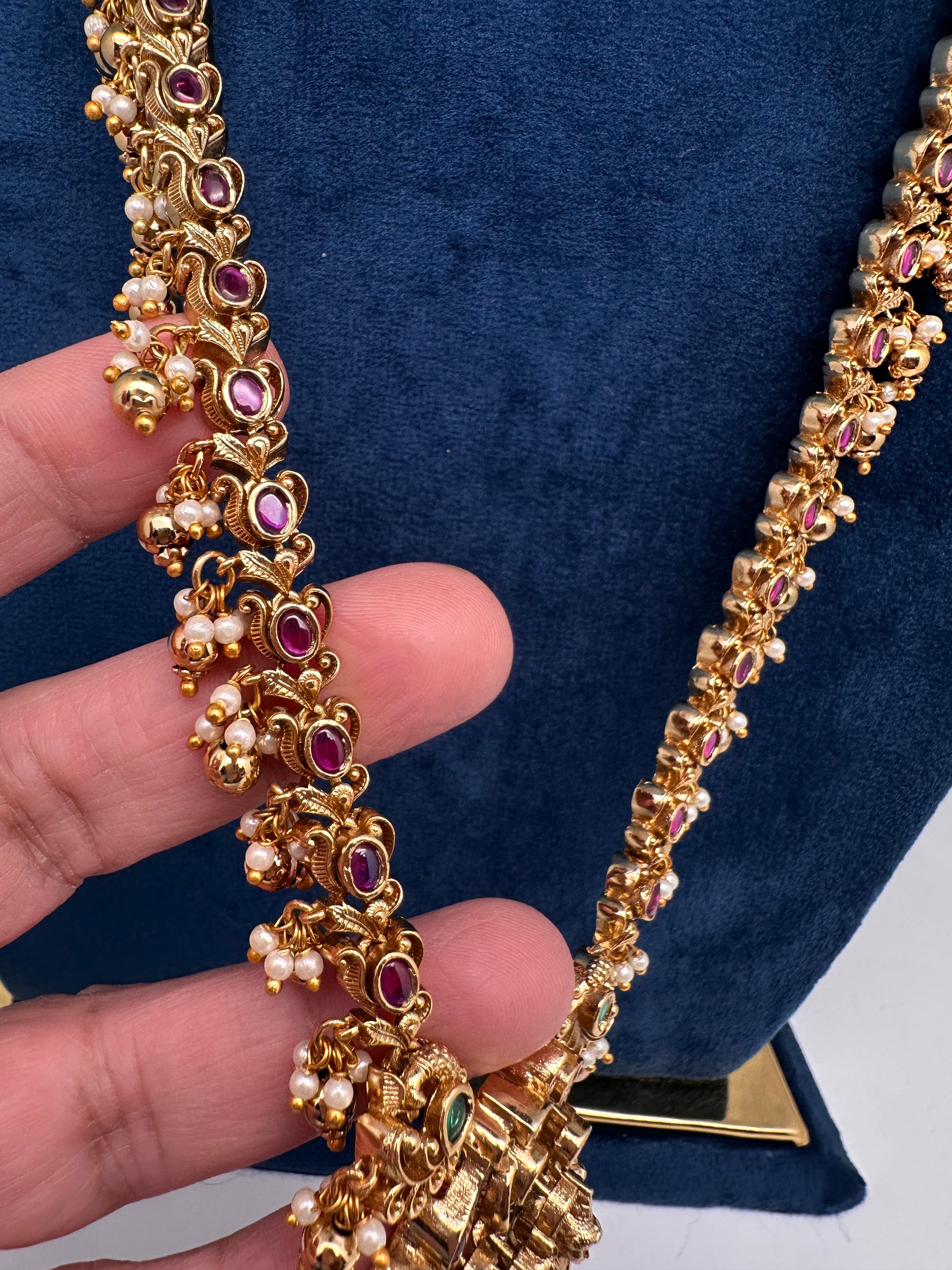 Ram Parivar Kemp Long  Necklace - 