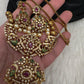 Antique Matte CZ Kemp Traditional Long Chain Necklace - 