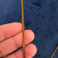 Antique Matte CZ Kemp Traditional Long Chain Necklace - 