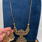 Antique Matte CZ Kemp Traditional Long Chain Necklace - 