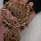 Antique Matte CZ Kemp Traditional Long Chain Necklace - 