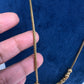 Antique Matte CZ Kemp Traditional Long Chain Necklace - 