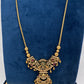 Antique Matte CZ Kemp Chandbali Traditional Long Chain Necklace - 