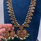 Matte Multi Stones Floral Long Necklace - 