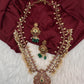 Matte Kemp Peacock Long Necklace - 