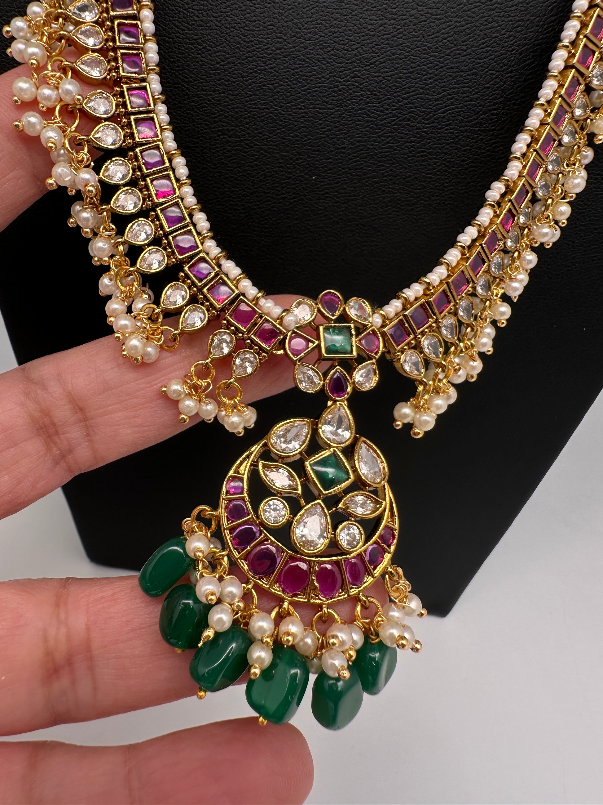 Matte Kemp Guttapusalu Long Necklace - 