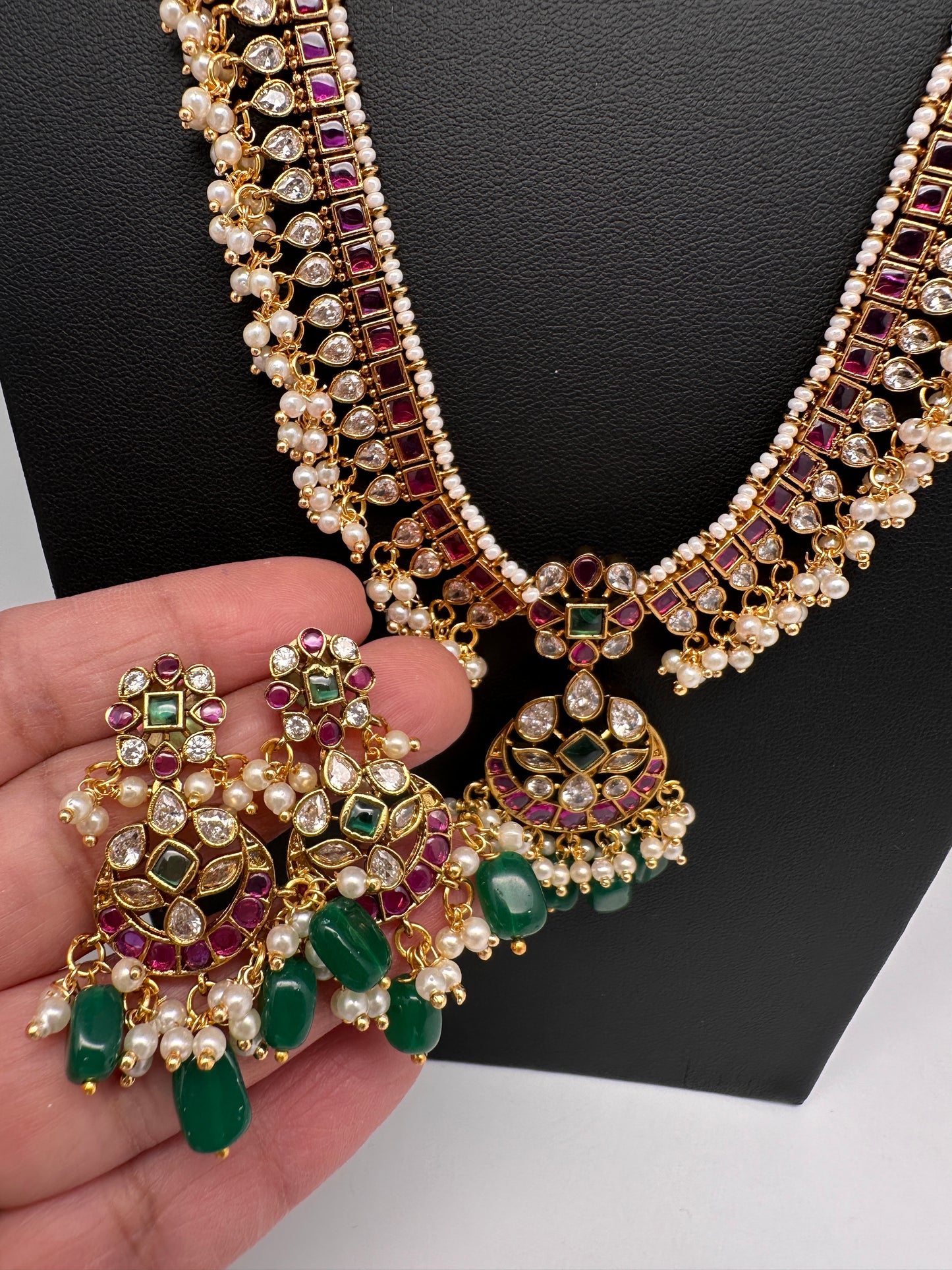 Matte Kemp Guttapusalu Long Necklace - 
