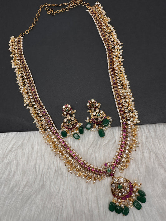 Matte Kemp Guttapusalu Long Necklace - 