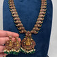Traditional Goddess Lakshmi Kempu Mango Mala Long Necklace - 