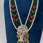 Radha Krishna CZ Antique Fusion Beads Necklace - 