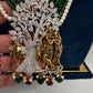 Radha Krishna CZ Antique Fusion Beads Necklace - 