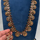 Bottu Mala Long peacock Floral Kemp Necklace - 