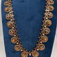 Bottu Mala Long peacock Floral Kemp Necklace - 