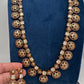 CZ Bottu Mala Long  Floral Kemp Necklace - 