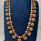 CZ Bottu Mala Long  Floral Kemp Necklace - 