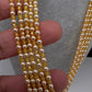 Kemp Pendent CZ Pearls Beads Mala Necklace - Yellow