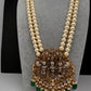 Ram Parivar Antique Swaroski Pearls Beads Mala Necklace - Green