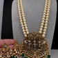 Ram Parivar Antique Swaroski Pearls Beads Mala Necklace - Green