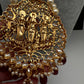 Ram Parivar Antique Swaroski Pearls Beads Mala Necklace - Red