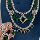 AD Multi Layer Beads Fussion Necklace - Green