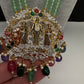 Lord Venkateswara Pendent Green Multi Beads Necklace - 
