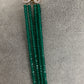 CZ Green Beads Birdie Necklace - 