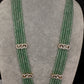 CZ Beads Long Color Stone Birdie Necklace - MintGreen