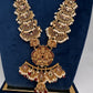 Chandbali Red Beads Long Necklace - 