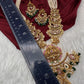 Chandbali Red Beads Long Necklace - 