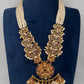 Chandbali Red Beads Long Necklace - 