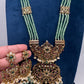 Kemp Beads Long Rani Haar Color Stone Necklace - MintGreen