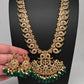 Ethnic Mango Mala Traditional Kemp Long Necklace - 