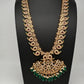 Ethnic Mango Mala Traditional Kemp Long Necklace - 