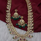 Ethnic Mango Mala Traditional Kemp Long Necklace - 