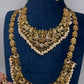 Traditional Matte Goddess Lakshmi Combo Necklace Set - 