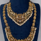 Traditional Matte Goddess Lakshmi Combo Necklace Set - 