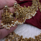 Traditional Matte Goddess Lakshmi Combo Necklace Set - 