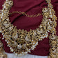 Traditional Matte Goddess Lakshmi Combo Necklace Set - 