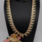 CZ 4-1 Mango Mala Long Necklace Comes with 3 Pendents and Jhumkas - 
